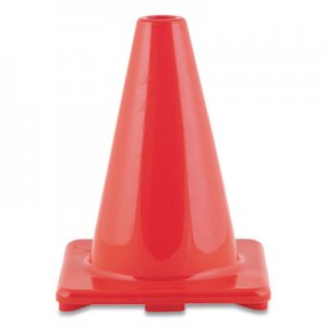 Champion Sports CSIC6OR Hi-Visibility Vinyl Cones, 6" Tall, Orange