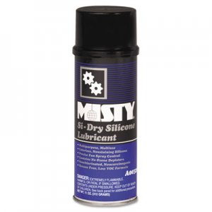 MISTY AMR1033585 Si-Dry Silicone Spray Lubricant, Aerosol, 11oz, 12/Carton