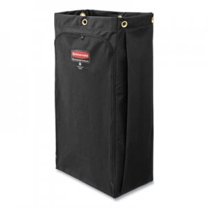 Rubbermaid Commercial RCP1966888 Fabric Cleaning Cart Bag, 26 gal, 17.5" x 33", Black
