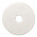 Boardwalk BWK4018WHI Polishing Floor Pads, 18" Diameter, White, 5/Carton