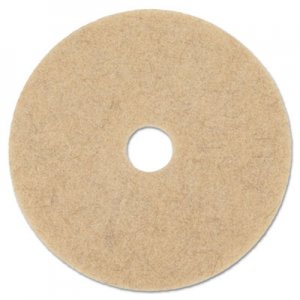 Boardwalk BWK4017NHE Natural Hog Hair Burnishing Floor Pads, 17" Diameter, 5/Carton