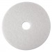 3M MMM08488 Low-Speed Super Polishing Floor Pads 4100, 24" Diameter, White, 5/Carton