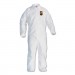 KleenGuard KCC44315 A40 Elastic-Cuff and Ankles Coveralls, White, 2X-Large, 25/Case