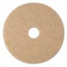 3M MMM19008 Ultra High-Speed Natural Blend Floor Burnishing Pads 3500, 20" Dia., Tan, 5/CT