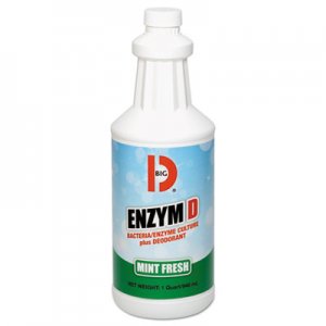 Big D BGD504 Enzym D Digester Deodorant, Mint, 1qt, Bottle, 12/Carton