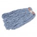 Rubbermaid Commercial RCPF51712BLU Cut-End Blend Mop Head, Cotton/Synthetic, Blue, 20 oz, 1" Headband, 12/Carton