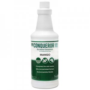 Fresh Products FRS1232BWBMG Bio Conqueror 105 Enzymatic Odor Counteractant Concentrate, Mango, 32 oz, 12/Carton