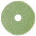 3M MMM18049 Low-Speed TopLine Autoscrubber Floor Pads 5000, 17" Diameter, Green/Orange, 5/CT