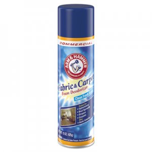 Arm & Hammer CDC3320000514EA Fabric and Carpet Foam Deodorizer, Fresh Scent, 15 oz Aerosol