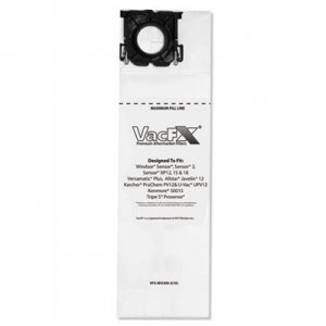 VacFX APCVFXW15300310 Vacuum Filter Bags Designed to Fit Windsor Sensor S/S2/XP/Veramatic Plus, 100/CT