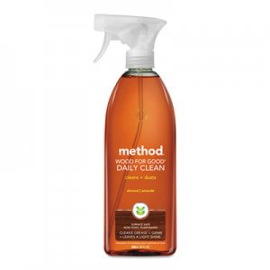 Method MTH01182CT Wood for Good Daily Clean, 28 oz Spray Bottle, 8/Carton
