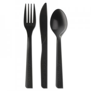 Eco-Products ECOEPS115 100% Recycled Content Cutlery Kit - 6", 250/CT