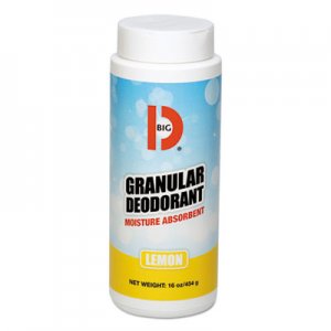 Big D BGD150 Granular Deodorant, Lemon, 16 oz, Shaker Can, 12/Carton