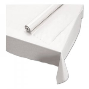 Hoffmaster HFM113000 Plastic Roll Tablecover, 40" x 100 ft, White