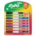 EXPO 1944748 Magnetic Dry Erase Marker, Fine Tip, Assorted, 8/Pack