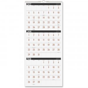 At-A-Glance PM11X28 3-month Reference Vertical Wall Calendar