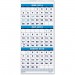 House of Doolittle 3645 Three-month Horizontal Wall Calendar