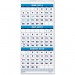 House of Doolittle 3645 Three-month Horizontal Wall Calendar