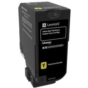 Lexmark 74C1HY0 CS725 Yellow High Yield Return Program Toner Cartridge