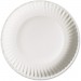 AJM PP9GREWH Green Label Economy Paper Plates