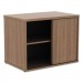 Alera ALELS593020WA Open Office Low Storage Cabinet Credenza, 29 1/2 x 19 1/8x 22 7/8, Walnut