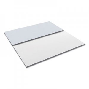 Alera ALETT6030WG Reversible Laminate Table Top, Rectangular, 59 3/8w x 29 1/2d, White/Gray