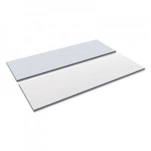 Alera ALETT7224WG Reversible Laminate Table Top, Rectangular, 71 1/2w x 23 5/8d, White/Gray