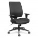 Alera ALEHPS4201 Wrigley Series High Performance Mid-Back Synchro-Tilt Task Chair, Black