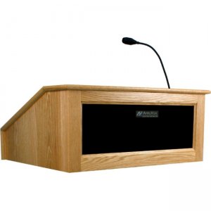 AmpliVox SW3025-WT Wireless Victoria Tabletop Lectern with Sound