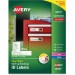 Avery 00757 Easy Align Self-Laminating ID Labels
