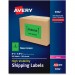 Avery 5952 High-Visibility Neon Shipping Labels