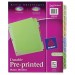 Avery 11331 Preprinted Monthly Plastic Divider