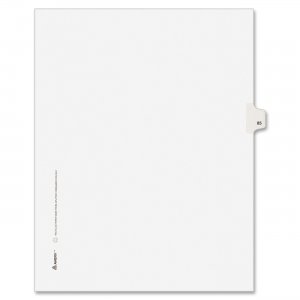 Avery 82283 Side-Tab Legal Index Divider