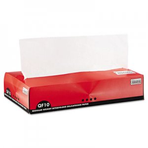 Bagcraft BGC011010 QF10 Interfolded Dry Wax Paper, 10 x 10 1/4, White, 500/Box, 12 Boxes/Carton