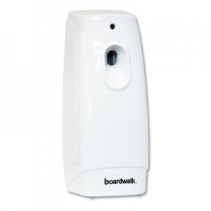 Boardwalk BWK908 Classic Metered Air Freshener Dispenser, 4" x 3" x 9.5", White