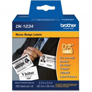 Brother DK1234 Name Badge Label