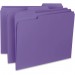 Business Source 99717 1/3-cut Colored Interior File Folders