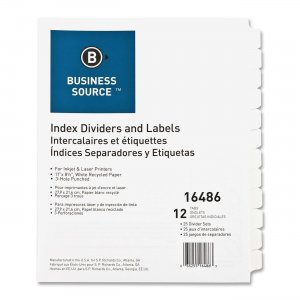 Business Source 16486 Customize Index Divider