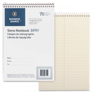 Business Source 26741 Steno Notebook