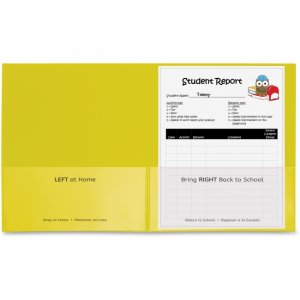 C-Line 32006 Classroom Connector Folders, Yellow, 25/BX