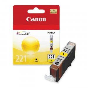 Canon CLI-221Y Yellow Ink Cartridge