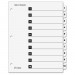Cardinal 61013CB OneStep Printable Table of Contents Dividers