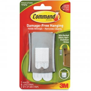 Command 17048ES Sticky Nail Wire Picture Hanger Kit