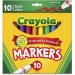 Crayola 58-7722 Classic Broadline Markers - 10 ct.