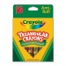 Crayola 52-4016 Triangular Anti-roll Crayons