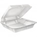 Dart 90HT1R Large 1-Comprtmnt Carryout Foam Food Trays