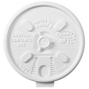Dart 8FTL Lids for Foam Cups and Containers