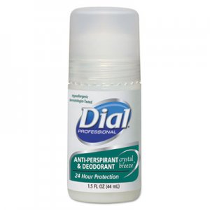 Dial DIA07686 Anti-Perspirant Deodorant, Crystal Breeze, 1.5oz, Roll-On, 48/Carton