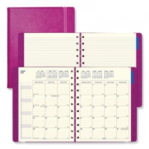 Filofax REDC1811003 Monthly Planner, 10.75 x 8.5, Fuchsia, 2020-2021