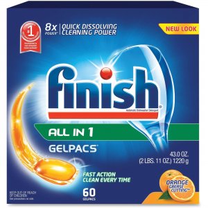 FINISH 81181 Gelpac Dishwasher Detergent